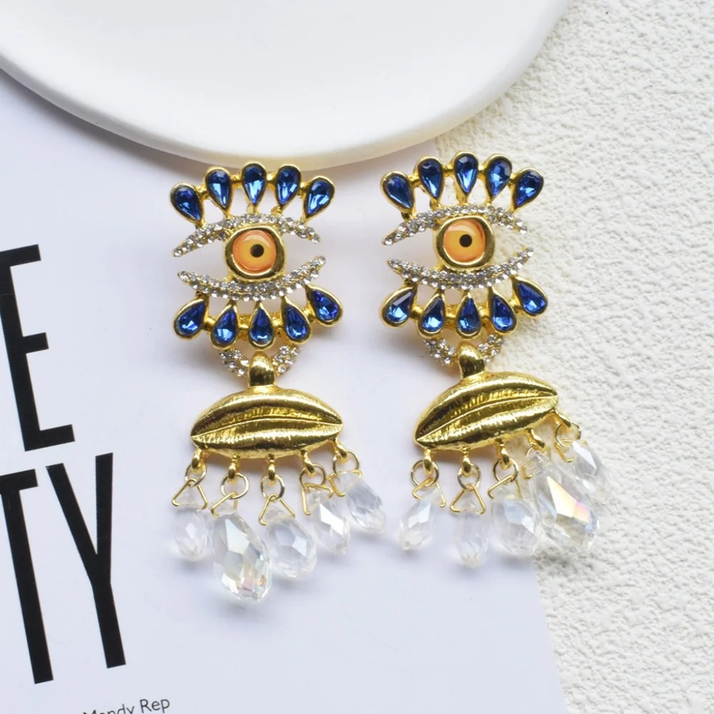 New schiaparelli inspired Eye Earrings - Picture 4 of 5